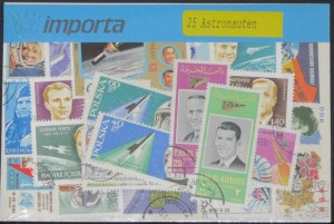 Importa Postzegelpakket - 25x Astronauten / Astronauts (1)