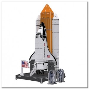 Space Shuttle - Cubic Fun - 65 Stukjes