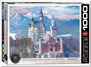 Neuschwanstein Castle in Winter - EuroGraphics - 1000 Stukjes