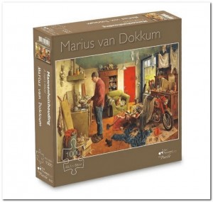 Marius van Dokkum: Mannenhuishouding - Art Revisited - 1000 Stukjes
