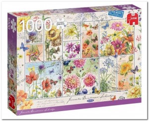 Janneke Brinkman: Zomerbloemen postzegels - Jumbo - 1000 Stukjes