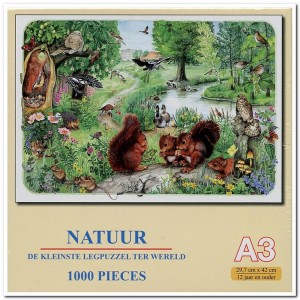 Natuur, de kleinste legpuzzel ter wereld - 1000 Stukjes