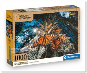 National Geographic: Vlinders - Clementoni - 1000 Stukjes