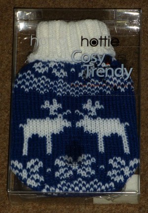 Hand Hottie cozy trendy - Winters design (Blauw)