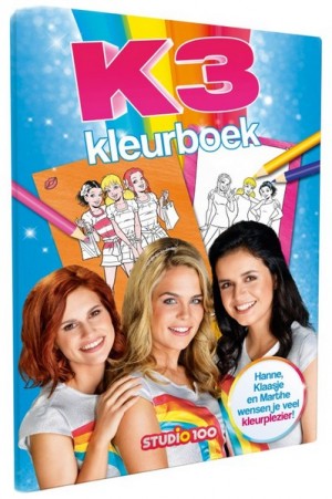 Kleurboek K3: de nieuwe K3 - Studio 100