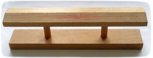 Houten treinperron / bushalte (Ongekleurd)