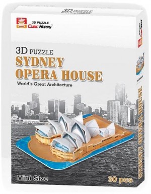 Sydney Opera House - Cubic Happy - 30 Stukjes