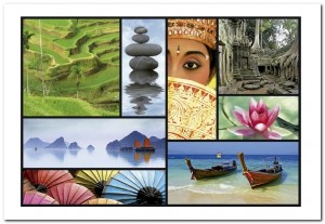 Collage van Azie - Educa - 1000 Stukjes