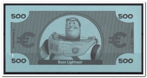 Dokter Bibber Toy Story 3 onderdeel - Speelgeld: 500 biljetten