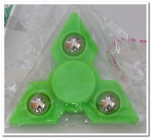 Fidget Spinner - 3 Groene bladen met 