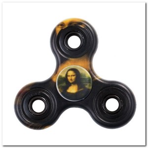 Classic Fidget Spinner - Met Mona Lisa afbeelding