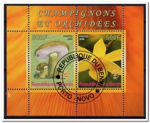 CINDERELLA: Paddenstoelen & Orchideeën - Benin - 2008 (c)