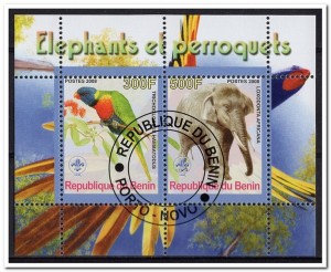 CINDERELLA: Olifant & Pappagaai - Benin - 2008 (b)
