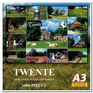 Twente, de kleinste legpuzzel ter wereld - 1000 Stukjes