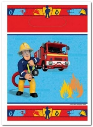 Brandweerman Sam Uitdeelzakjes - 8 Stuks