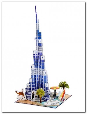 Khalifa Tower Dubai - Ji Qu Touys - 37 Stukjes