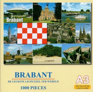 Brabant, de leukste legpuzzel ter wereld - 1000 Stukjes