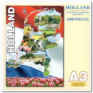 VOORVERKOOP: Holland, de kleinste puzzel ter wereld - 1000 Stukjes