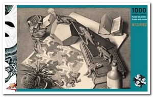 M.C. Escher: Reptielen - Puzzelman - 1000 Stukjes