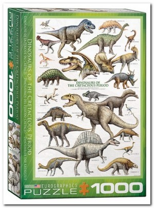 Dinosaurs of the Cretaceous Period - EuroGraphics - 1000 Stukjes