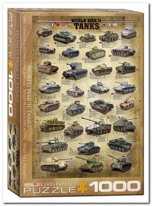 World War II Tanks  - EuroGraphics - 1000 Stukjes