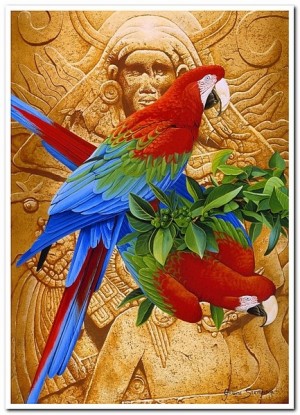 Aztec Rainbow - Bluebird - 1500 Stukjes