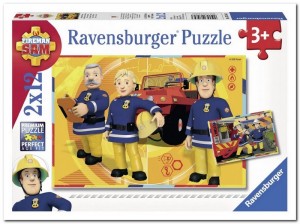 Sam Aan het Werk - Ravensburger - 2 x 12 Stukjes