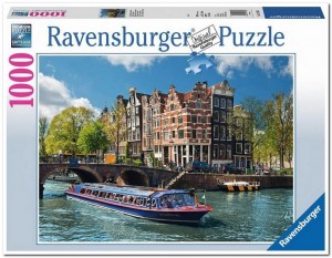 Rondvaart in Amsterdam - Ravensburger - 1000 Stukjes