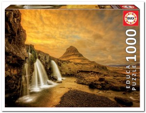 Kirkjufellsfoss Waterfall, Iceland - Educa - 1000 Stukjes