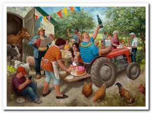 Marius van Dokkum: Tuinfeest - Art Revisited - 1000 Stukjes