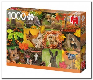 Dieren in de herfst - Jumbo - 1000 Stukjes