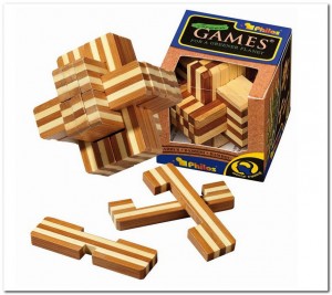 3D Bamboo Breinpuzzel - Duivelse Knoop ****