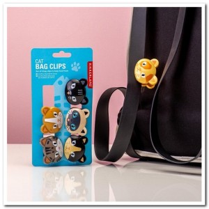 Cat Bag Clips - Kikkerland