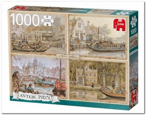 VOORVERKOOP:  Anton Pieck: Canal Boats - Jumbo - 1000 Stukjes