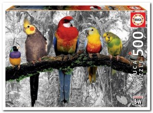 Birds on the Jungle  - Educa - 500 Stukjes
