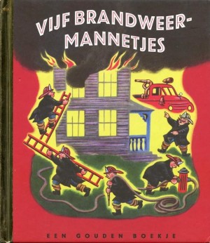 Margaret Wise Brown ~ Gouden Boekje: Vijf Brandweermannetjes