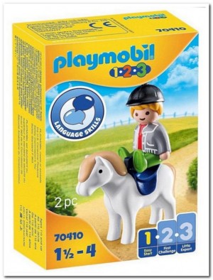 Playmobil 1.2.3. - 70410: Jongen met pony