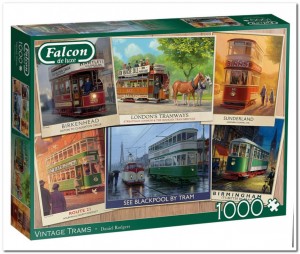 Vintage Trams - Falcon - 1000 Stukjes