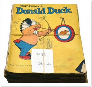 Weekblad Donald Duck - Jaargang 1972: 38 losse nummers, willekeurige volgorde