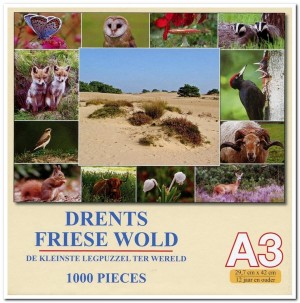 Drents Fries Wold, de kleinste legpuzzel ter wereld - 1000 Stukjes