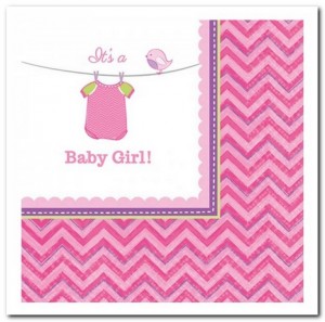 It's a baby girl Servetten - 16 Stuks