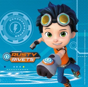 Nickelodeon Rusty Rivets Servetten - 16 Stuks