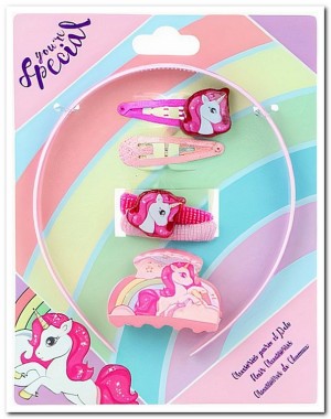 Unicorn Haarset 6-delig - Kids Licensing