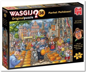 Wasgij Original 38:  Market Meltdown! - Jumbo - 1000 Stukjes
