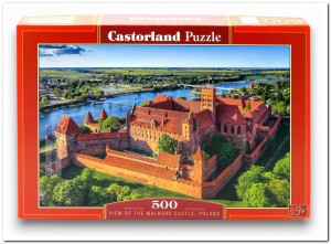 Castorland puzzel Schloss Malbork, Polen - Castorland - 500 Stukjes