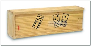 Houten Domino spel