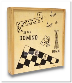 5-in-1 Houten Spellendoos (Reiseditie)