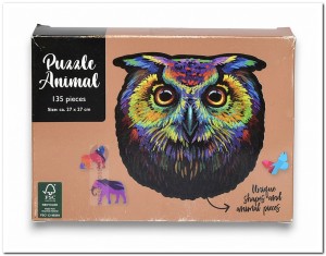 Dieren puzzel: Uil - DLP - 135 Stukjes