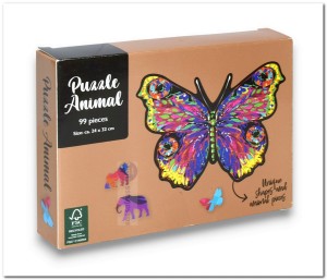 Dieren puzzel: Vlinder - DLP - 99 Stukjes