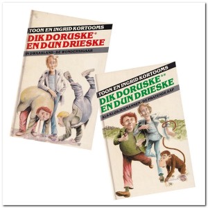 Toon en Ingrid Kortooms ~ 2x Dik Doruske en Dun Drieske Verhalenbundels